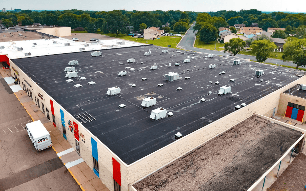Commercial Flat Roof In Mn - Compressed