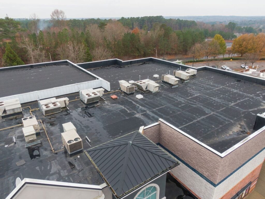 Epdm Roof On A Commercial Building