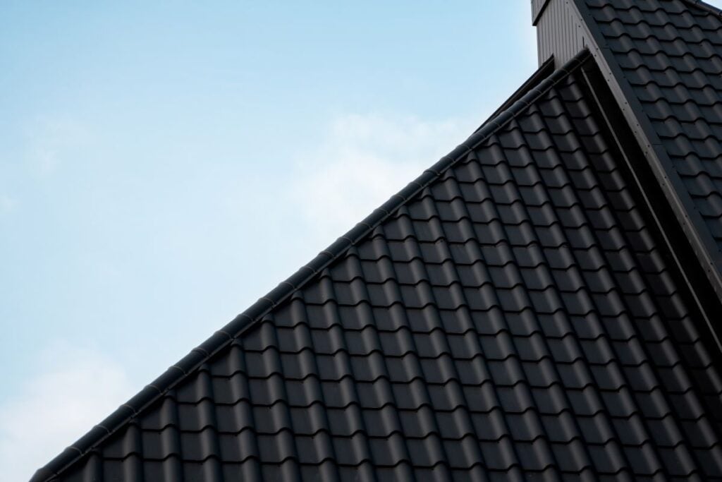 Black Metal Tile Roof